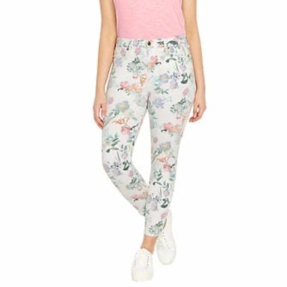 BUFFALO David Bitton Women’s High Rise Soft Stretch Ankle Skinny Jeans BOTANICAL - Picture 3 of 5